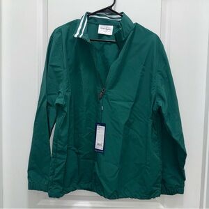 NWT Walter Hagen Clubhouse Woven Pullover Dark Green
